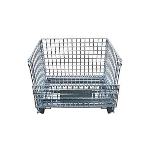 <span class=keywords><strong>Cage</strong></span> de stockage résistante pliable d'entrepôt de grande capacité de ventes directes d'usine galvanisée - Product Image 4