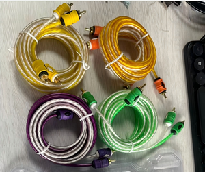 โรงงานจำหน่ายสาย RCA แบบตัวผู้ต่อตัวผู้ 2RCA สำหรับเชื่อมต่อทีวีและเครื่องเสียงรถยนต์ - Product Image 2