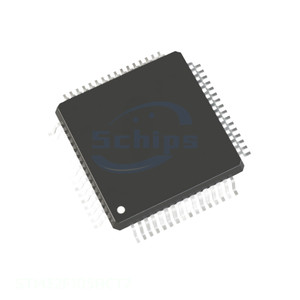 Distributeur agréé de composants électroniques, puces STM32F105RCT7 64 LQFP embarquées - Product Image 1