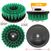Brosses de nettoyage électriques de 5 pouces, brosse de détaillage automobile, brosse de lavage puissante, brosses de lavage de voiture, pour le nettoyage et le polissage de la voiture, de la cuisine et de la maison