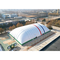 Grande Tenda a Cupola Gonfiabile in PVC/PVDF per Copertura di Stadi Sportivi, Campi da Calcio, Paddle Tennis e Pallamano