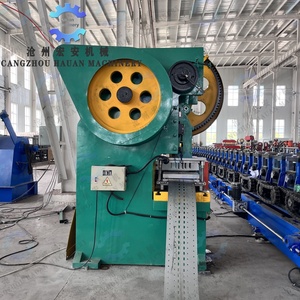 Warehouse Heavy-Duty Shelf Upright Forming Machine with PLC <b>Control</b> 38.5kW <b>Motor</b> & Engine 380V - Product Image 3