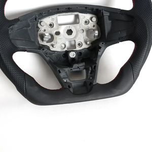 Volant Performance en cuir compatible avec <span class=keywords><strong>Ford</strong></span> Tourneo Custom <span class=keywords><strong>puma</strong></span> 2017 2018 2019 <span class=keywords><strong>2020</strong></span> 2021 Volant en fibre de carbone - Product Image 5