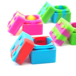 Custom Color Round Silicone Jar Portable Sealed <b>Container</b> Eco-Friendly 301-400ml Multifunction Storage for Travel Home Use - Product Image 1