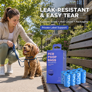 Wholesale Luxury Cartoon Eco-Friendly Biodegradable Compostable Leak-Proof Odor Control Pooper Simple Durable dog waste bags - Product Image 1