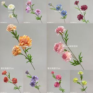 Fleurs artificielles en soie Secret Garden, 3 têtes, couleur ambre, style Monet, décoration de table de mariage - Product Image 5