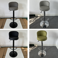 Chaises TUQ en gros, tabourets de bar modernes à dossier souple, vente directe d'usine, tabourets de bar au design simple avec dossier pour la cuisine