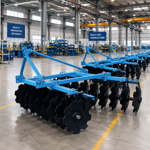 Herse à disques robuste combinée avec <span class=keywords><strong>broyeur</strong></span> de sol pour le défrichement, le désherbage et le labourage, herse à disques tractée par tracteur 80 CV pour la ferme - Product Image 4