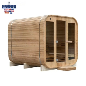 <span class=keywords><strong>Sauna</strong></span> de Vapor con Cristal Panorámico en el Patio Trasero Familiar - Product Image 1