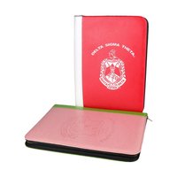 Dossier de présentation de matériaux PE A5/A6 personnalisable Porte-portefeuille en cuir PU avec logo pour le stockage de l'organisation des fichiers