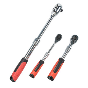ZHCY Ratchet Wrench Set 1/2 In Polished Chrome Auto Repair Tool Hand Operated 45 Steel - Product Image 1