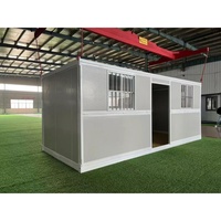 Maison conteneur pliable moderne de 20 pieds, certifiée CE, fabrication directe d'usine, maison préfabriquée exportée sur le marché américain
