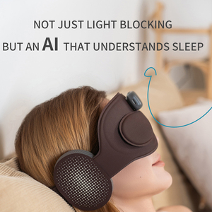 Maschera Intelligente per il Sonno con AI, Terapia Termica Bluetooth, Massaggiatore Oculare USB per Relax - Product Image 6