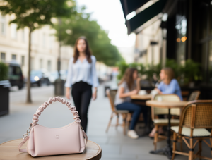 Borsa a Tracolla da Donna in Microfibra Sintetica, Stile Minimalista, con Chiusura a Cerniera, per Tutte le Stagioni - Product Image 2