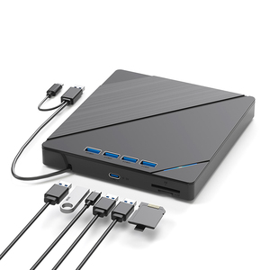 Đa chức năng bên ngoài DVD Burner 7-in-1 USB3.0 Type-C Giao diện Khay Loại ổ đĩa di động <span class=keywords><strong>8Mb</strong></span> Bộ nhớ <span class=keywords><strong>cache</strong></span> - Product Image 1