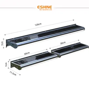 Luce solare luce di inondazione di sicurezza solare per cartelloni pubblicitari parete magazzino segnaletica stradale luce solare per cartelloni pubblicitari