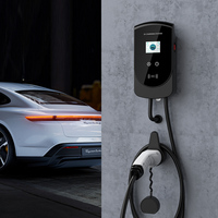 Certification TUV CE fabricant 32a 1 phase type2 ac ev chargeur 7KW stations de charge murales