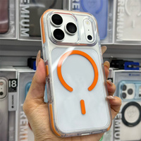 Casing HP Transparan Anti Guncangan PC Berkualitas Tinggi untuk iPhone 17 18 Pro/pro Max Anti-Kuning dengan Magnet