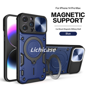 Ichicase-funda de teléfono móvil, funda magnética rotativa, 5 - Product Image 2