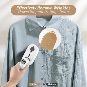 180 Degree Rotatable Steamer <strong>Iron</strong> for Clothes Travel Mini, <strong>8</strong> Steam <strong>Iron</strong> Modes Portable Handheld Garment Steam for Clothing - Product Image 6