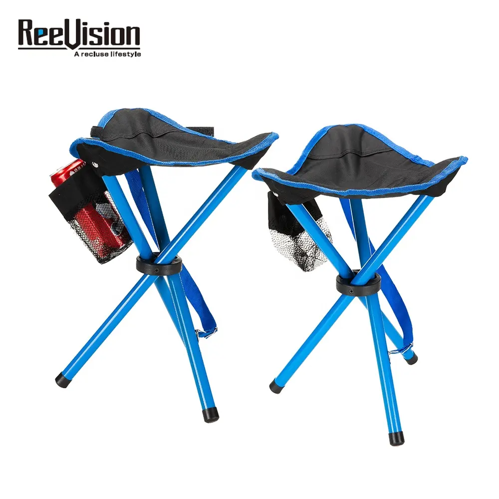 outdoor metal Steel Hiking lightweight kids mini cheap Tripod Three Leg folding fishing camping stool with cup holder