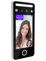 Reconocimiento facial biométrico de 4,3 pulgadas, reloj perforado para empleados, SDK gratuito, en la nube Software, producto de asistencia de tiempo