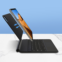 Étui clavier magnétique flottant sans fil pour iPad 10e génération 10,9 pouces et iPad Pro 11 pouces 4e génération 2022 avec pavé tactile