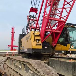 Grúa sobre orugas SANY SCC850A usada, 100% marca china, capacidad de elevación de 85 toneladas, incluye motor y caja de cambios. - Product Image 1