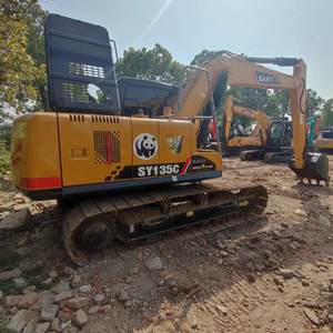 Excavatrice SANY d'occasion haute performance SY135C, 13 tonnes, 86 kW de puissance, pour la construction et l'aménagement paysager, excavatrice d'occasion Sany 135c - Product Image 1