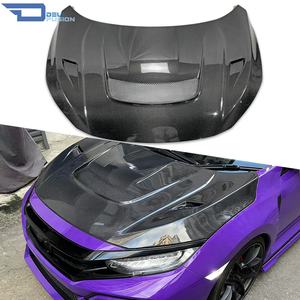Para Honda Civic Type-R FK8 2017, Estilo VRSA1, Capó de Fibra de Carbono con Ventilación Grande (Solo para Hatchback de 5 Puertas) - Product Image 1