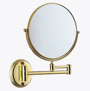 Miroir de maquillage mural <span class=keywords><strong>Spot</strong></span> salle de bain or miroir pivotant double face de 8 pouces - Product Image 2