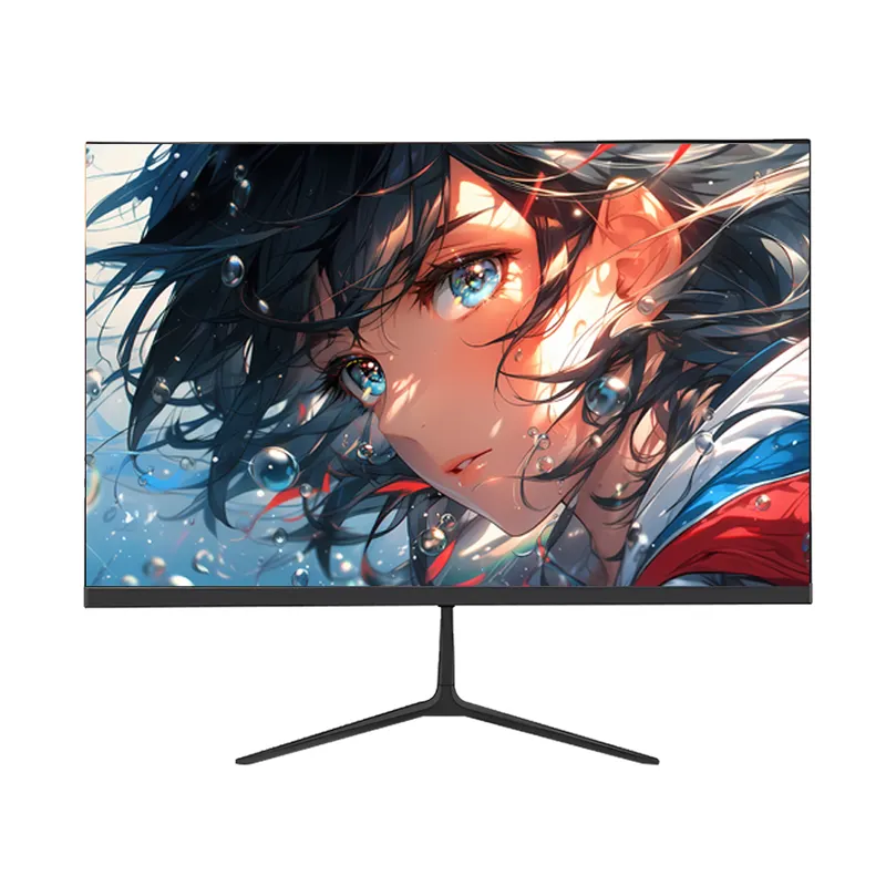 Skyblue 하이 컬러 영역 21.5 인치 컴퓨터 LCD 모니터 1K 75HZ 평면 스크린 IPS 모니터 PC 게임