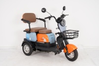 Vente en gros usine Tricycle électrique 600W 48V/60V à 3 roues, Vélo électrique de loisirs domestique avec panier, éclairage LED, stable et sûr