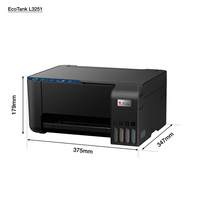 Imprimante jet d'encre A4 couleur 3-en-1 L3251 L3253 L3255 L3256 L3258 avec Wifi pour étiquette de fichier photo de bureau à domicile