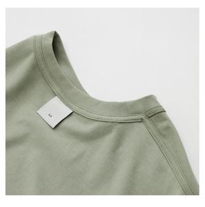 Camiseta sin Mangas para Mujer, 100% Algodón, 270g, de Lujo, con Logotipo Personalizado, Impresión Digital, Bordado, Holgada, Talla Grande - Product Image 6