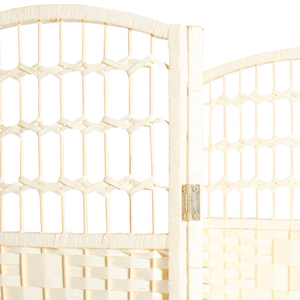 Faltbare 4 Panel niedrigen Preis Bambus Trennwand Holz Raumteiler Bildschirm - Product Image 4