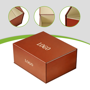 Boîte cadeau magnétique de luxe en terre cuite, expédition à plat, fermeture magnétique, pour cadeaux gastronomiques et cosmétiques de luxe - Product Image 2