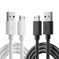Câble Micro USB 2.0 avec transfert de données haute vitesse et cordon de charge