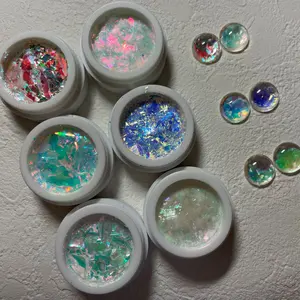 Wholesale Aurora Chameleon Flakes Multichrome Glitter Chrome Iridescent Pigments For Nail Art