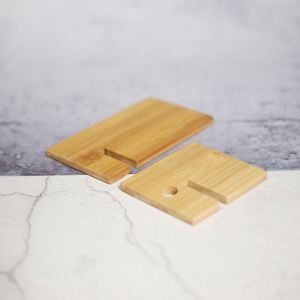 Creative Modern Bamboo Phone Charging Stand for Home Office & Apartment Use - Product Image 4