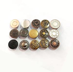 Túi Thủ Công Nút Kim Loại Làm Theo Yêu Cầu Thời Trang Túi Thủ Công Khóa Thép Không Gỉ Kỹ Thuật Vẽ Tranh Quần Áo - Product Image 1