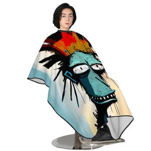 Cape de coiffure personnalisée en polyester pour adultes, usage en salon de coiffure - Product Image 6