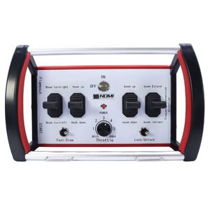 Professional 6 Button Crane <b>Remote</b> <b>Control</b> 2 Ton Floor Mounted Jib Cranes IP68 Protection Waterproof 225 Meters Range Privacy - Product Image 1