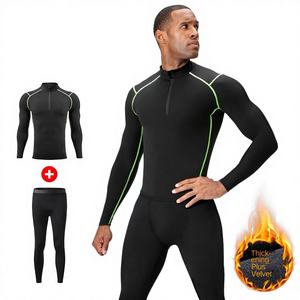 Pantaloni Sportivi <span class=keywords><strong>Invernali</strong></span> da <span class=keywords><strong>Uomo</strong></span> in Pile con Motivo Leopardato, Lunghezza alla Caviglia, Vita Elastica, per Fitness e Corsa all'Aperto - Product Image 1