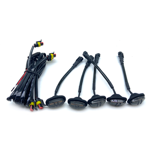Kit de calandre LED ambré extrême Autodragons 12 LED avec couvercle fumé style Ranger Raptor - Product Image 1