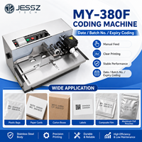 Machine de numérotation électrique automatique MY-380F, codeur de date et de numéro de lot pour étiquettes, sacs et emballages en plastique
