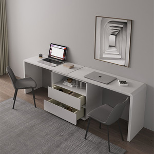 Mesa de <span class=keywords><strong>escritorio</strong></span> <span class=keywords><strong>plegable</strong></span> con cajón, mueble moderno de oficina, cama, <span class=keywords><strong>escritorio</strong></span>, blanco - Product Image 1
