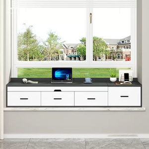 Escritorio de Madera Moderno para Sala de Estar con Cajones de Gran Capacidad, Ecológico, Duradero, Multifuncional y Fácil de Guardar - Product Image 6