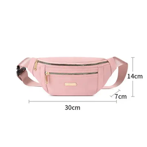 Sac de poitrine tendance, sac banane de couleur unie, sac de taille, sacoche de voyage - Product Image 2