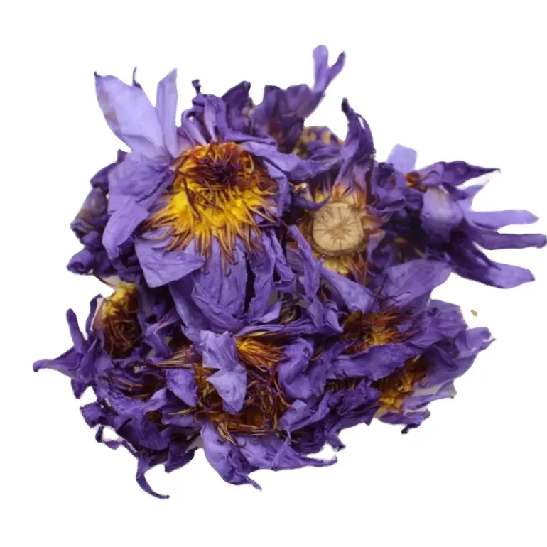 300 g/pacco biologico blu-loto-sfuso nuovo all'ingrosso essiccato ninfea caerulea fiori blu fiore di loto per la vendita